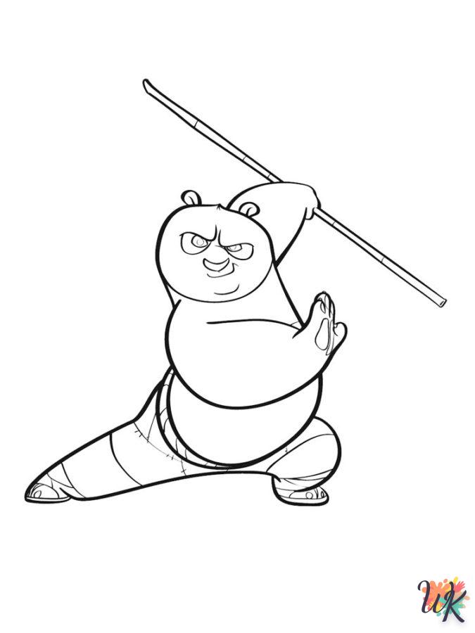 Disegni da Colorare Kung Fu Panda 42