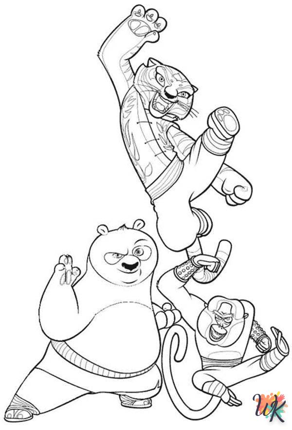 Disegni da Colorare Kung Fu Panda 44