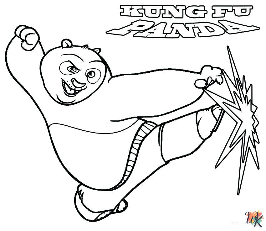 Disegni da Colorare Kung Fu Panda 51