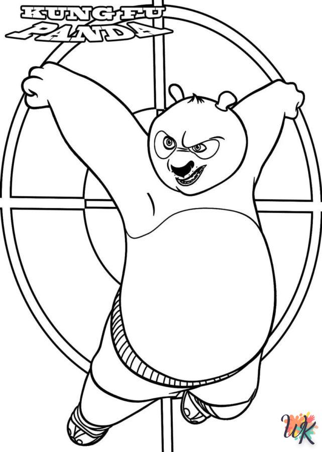 Disegni da Colorare Kung Fu Panda