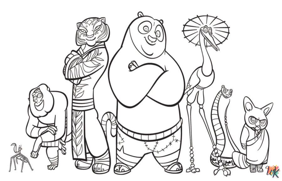 Disegni da Colorare Kung Fu Panda 66