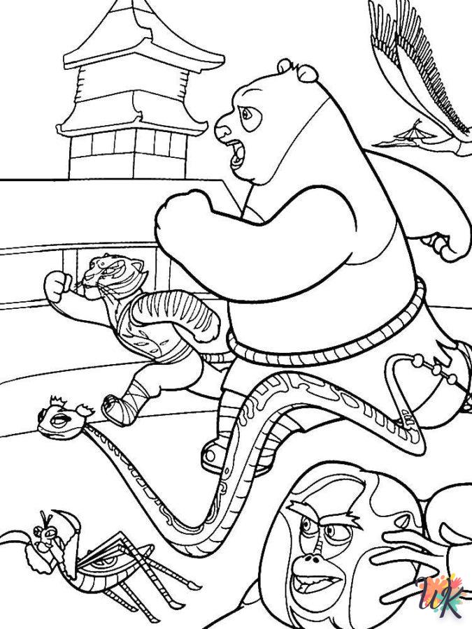 Disegni da Colorare Kung Fu Panda 67
