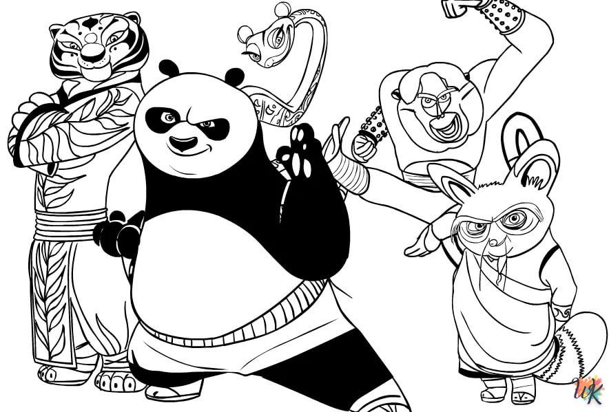 Disegni da Colorare Kung Fu Panda 78