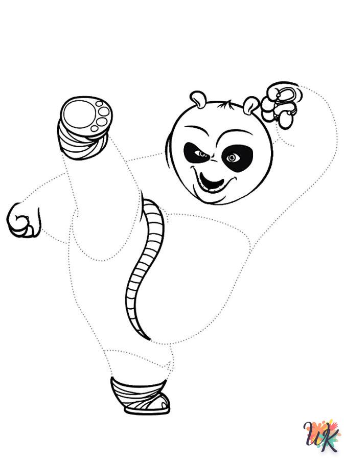 Disegni da Colorare Kung Fu Panda 79