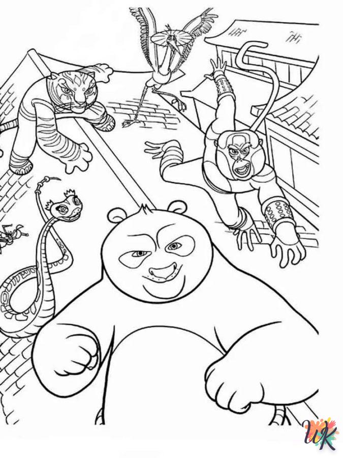 Disegni da Colorare Kung Fu Panda 88