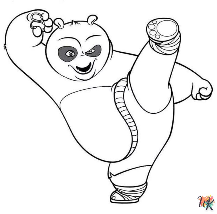Disegni da Colorare Kung Fu Panda 91