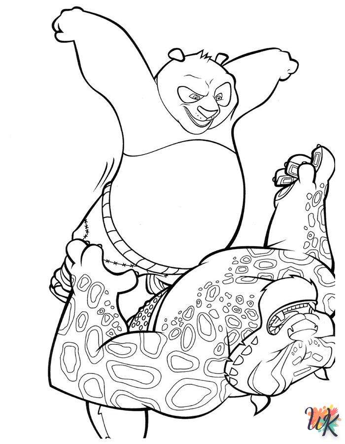 Disegni da Colorare Kung Fu Panda 92