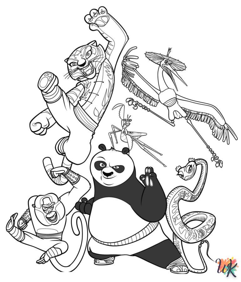 Disegni da Colorare Kung Fu Panda 93