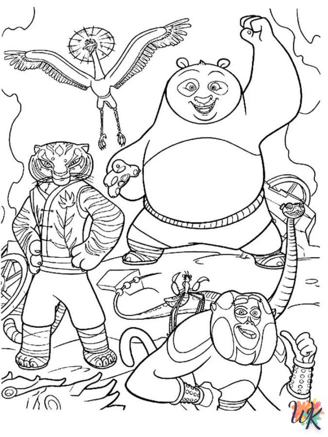 Disegni da Colorare Kung Fu Panda 97