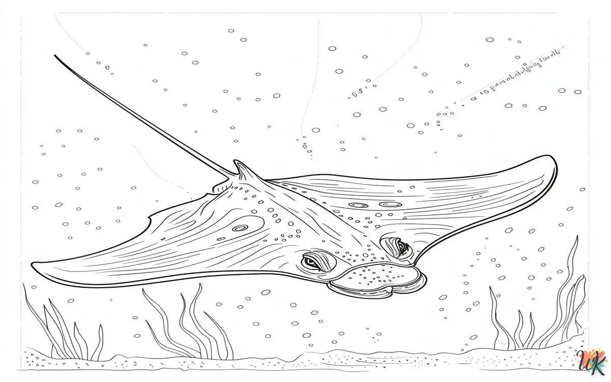 Manta 1 Disegni da colorare Manta