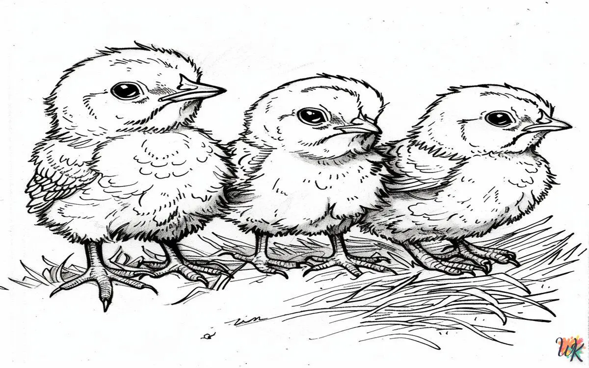 Pulcini 1 Disegni da colorare Pulcini