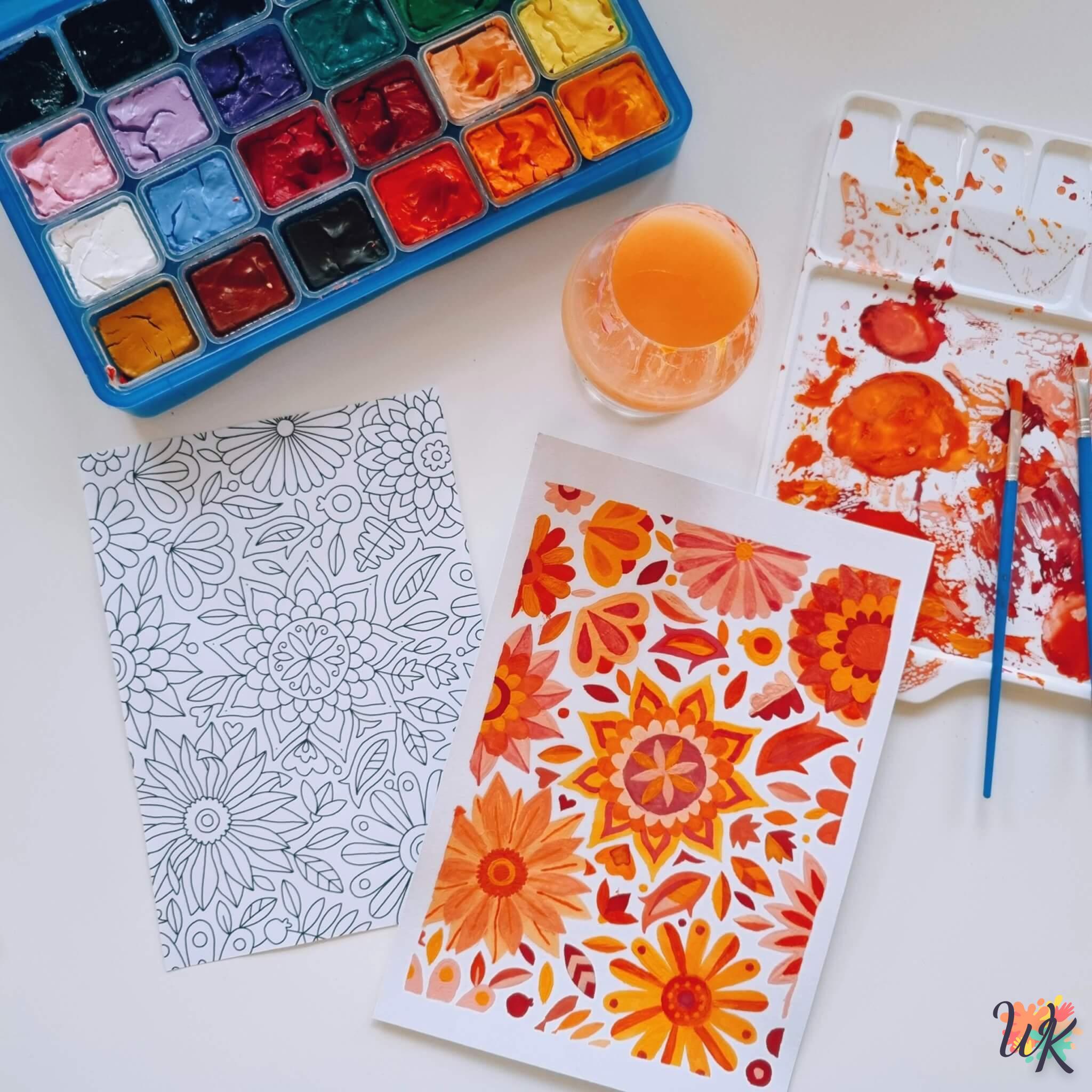 Colorazione per adulti con vernice a guazzo che sembra veri dipinti 2 Colorazione per adulti con vernice a guazzo che sembra veri dipinti